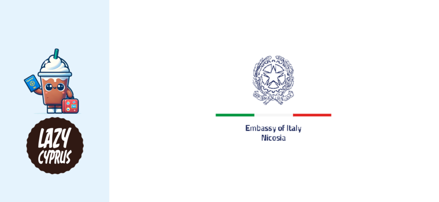 Italian embassy logo lazycyprus